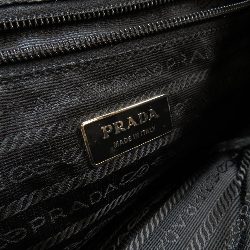 Prada logo plate Backpack Rucksack Daypack - Picture 6 of 11